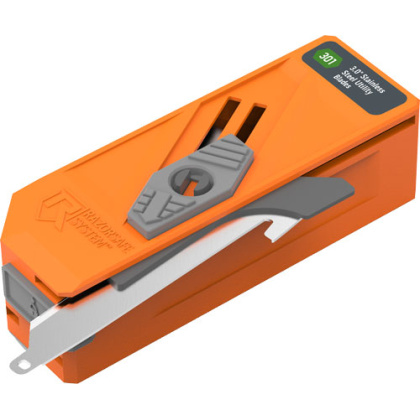 OUTDOOR EDGE 3" DROP POINT BLADE DISPENSER 12 BLADES