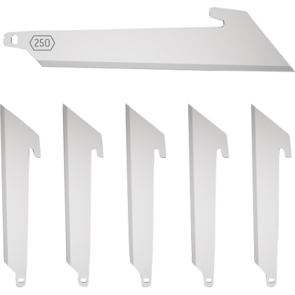 OUTDOOR EDGE 2.5" UTILITY BLADE PACK 6 SS BLADES