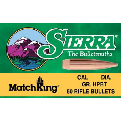 SIERRA BULLETS 6.5MM .264 120GR HP-BT MATCH 100CT
