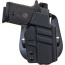 1791 KYDEX OWB PADDLE HOL MULT -FIT RH SIG P365 BLACK