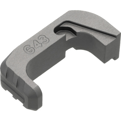 TYRANT CNC FOR GLOCK 43x 48 EXTENDED MAG RELEASE GREY