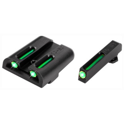 TRUGLO SIGHT SET FOR GLOCK 9MM/.40 TRITIUM/FIBER OPTIC GR