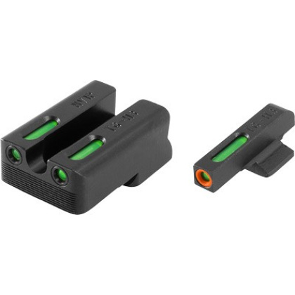TRUGLO SIGHT SET 1911 260/450 TFX PRO GREEN/ORANGE OUTLINE