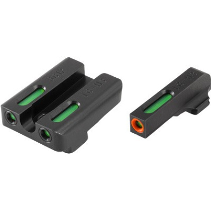 TRUGLO SIGHT SET SIG #6/#8 TFX PRO GREEN/ORANGE OUTLINE