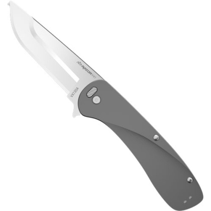 OUTDOOR EDGE RAZOR VX1 3" FLDR COOL GRAY ALUM SPRING ASSIST