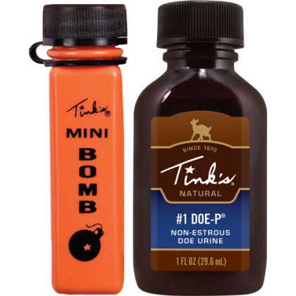 TINKS DEER LURE #1 DOE-P NON ESTRUS W/MINI BOMB 1FL OUNCE