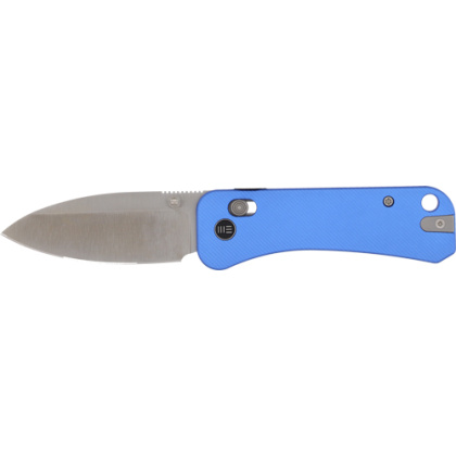 WE KNIFE BANTER 2 2.87" BLUE ALUMINUM/SATIN CROSSBAR LOCK!